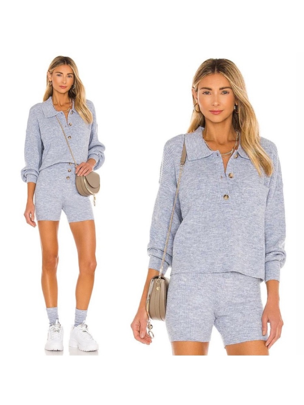 SONG OF STYLE Amanda Oversized Knit Polo size M